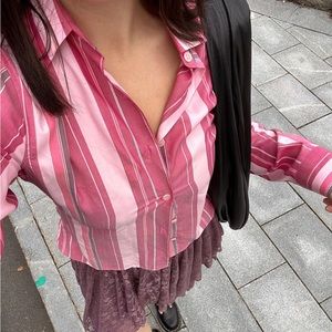 Djerf Avenue Little Shirt Sorbet